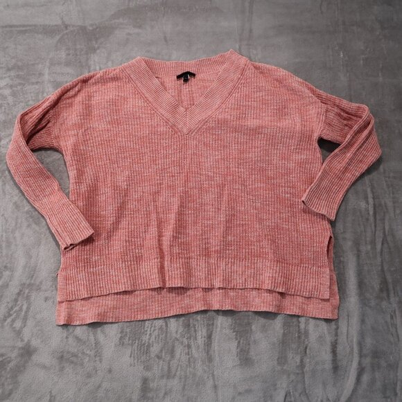 Lane Bryant Sweaters - Lane Bryant Sweater Womens 22/24 Pink Knit V Neck Long Sleeve Cardigan Pullover